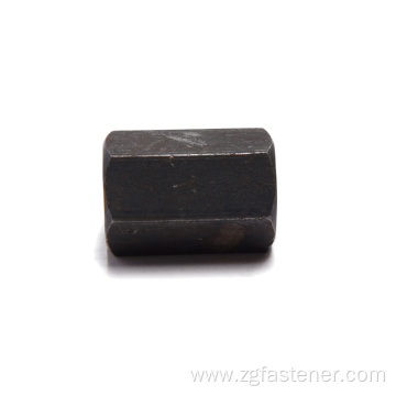 Long hexagon connection nuts black oxide